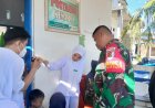 Babinsa Koramil Wonomulyo Dampingi Posyandu, Wujud Kepedulian TNI Cegah Stunting